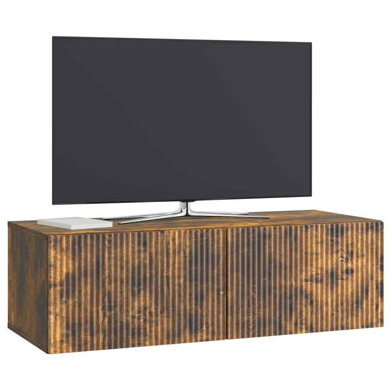 Sieninė TV spintelė Dūminio ąžuolo 98 x 41 x 30 cm