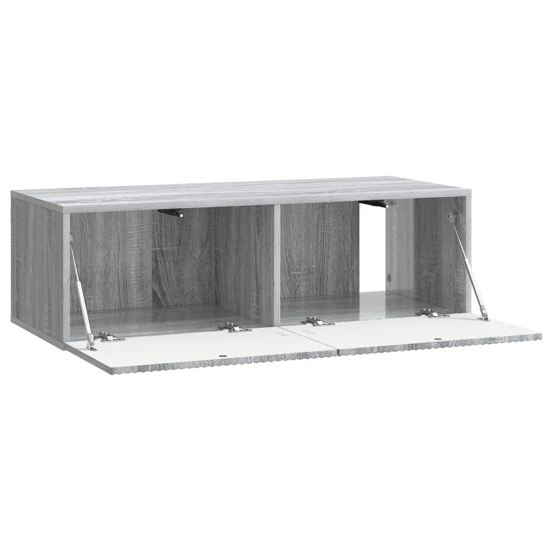 Sieninė TV spintelė Pilka sonoma ąžuolo 98 x 41 x 30 cm