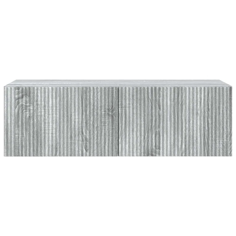 Sieninė TV spintelė Pilka sonoma ąžuolo 98 x 41 x 30 cm