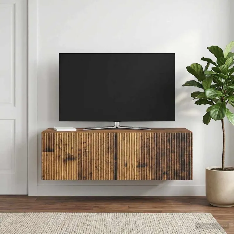 Sieninė TV spintelė Sendintos medienos 98 x 41 x 30 cm