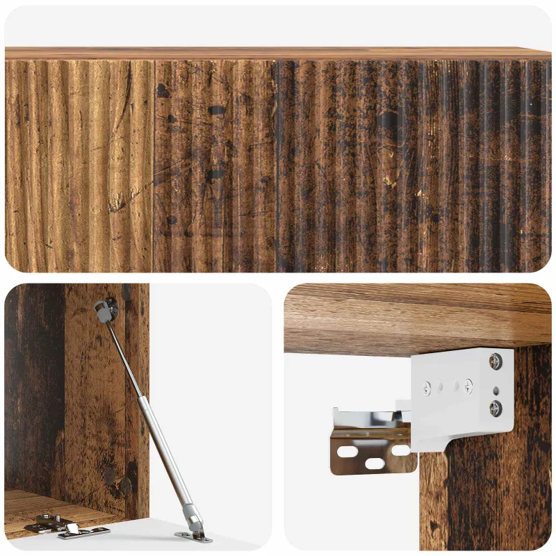 Sieninė TV spintelė Sendintos medienos 98 x 41 x 30 cm