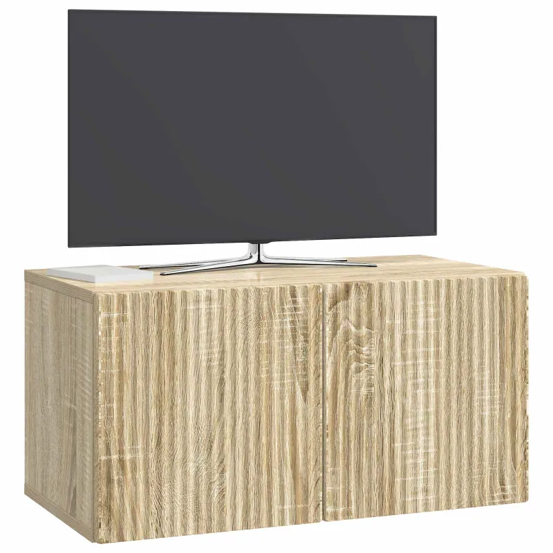 Sieninė TV spintelė Sonoma ąžuolas 59,5 x 31 x 30 cm