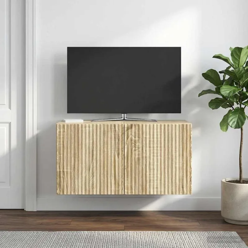 Sieninė TV spintelė Sonoma ąžuolas 59,5 x 31 x 30 cm