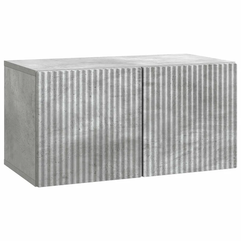 Sieninė TV spintelė Betono pilka 59,5 x 31 x 30 cm