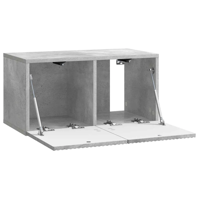 Sieninė TV spintelė Betono pilka 59,5 x 31 x 30 cm