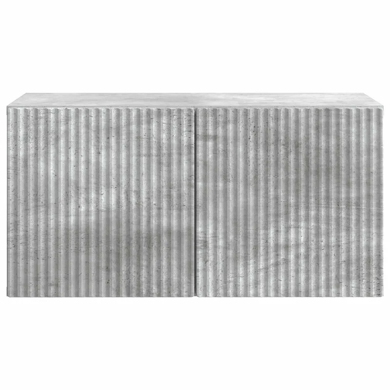 Sieninė TV spintelė Betono pilka 59,5 x 31 x 30 cm