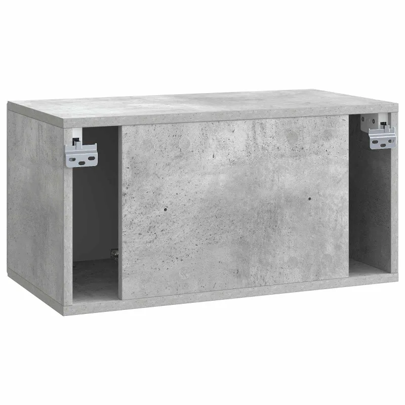 Sieninė TV spintelė Betono pilka 59,5 x 31 x 30 cm