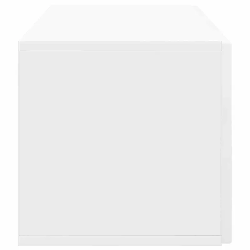 Sieninė TV spintelė Itin blizgi balta 59,5 x 31 x 30 cm