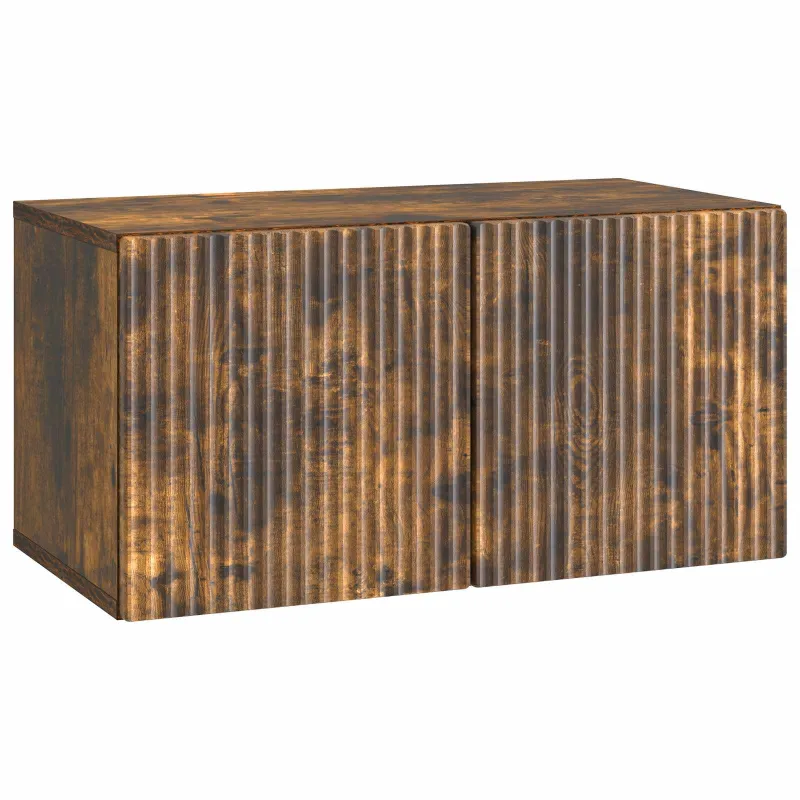 Sieninė TV spintelė Dūminio ąžuolo 59,5 x 31 x 30 cm
