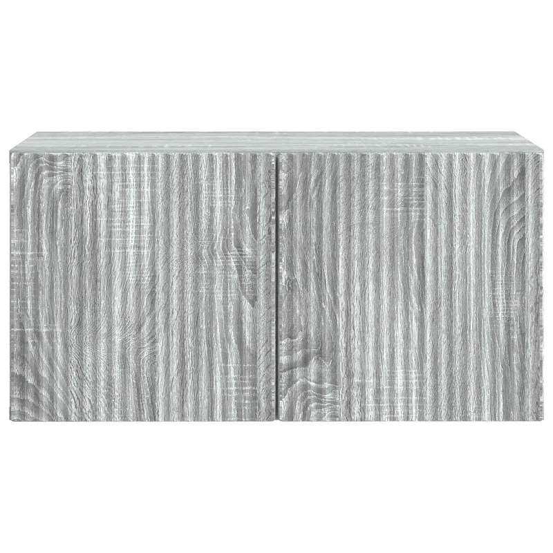 Sieninė TV spintelė Pilka sonoma ąžuolo 59,5 x 31 x 30 cm