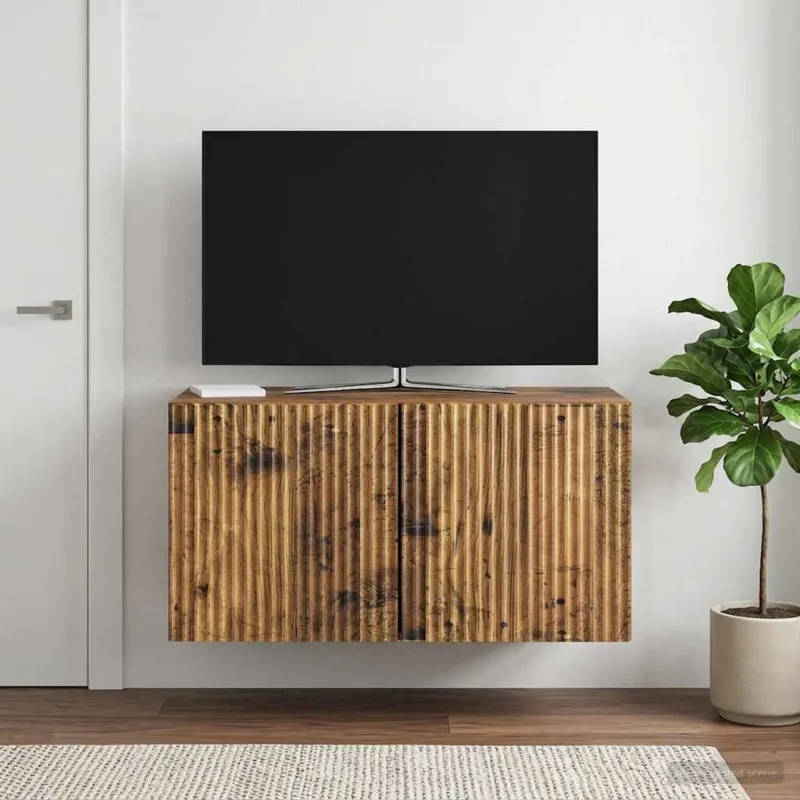 Sieninė TV spintelė Sendintos medienos 59,5 x 31 x 30 cm