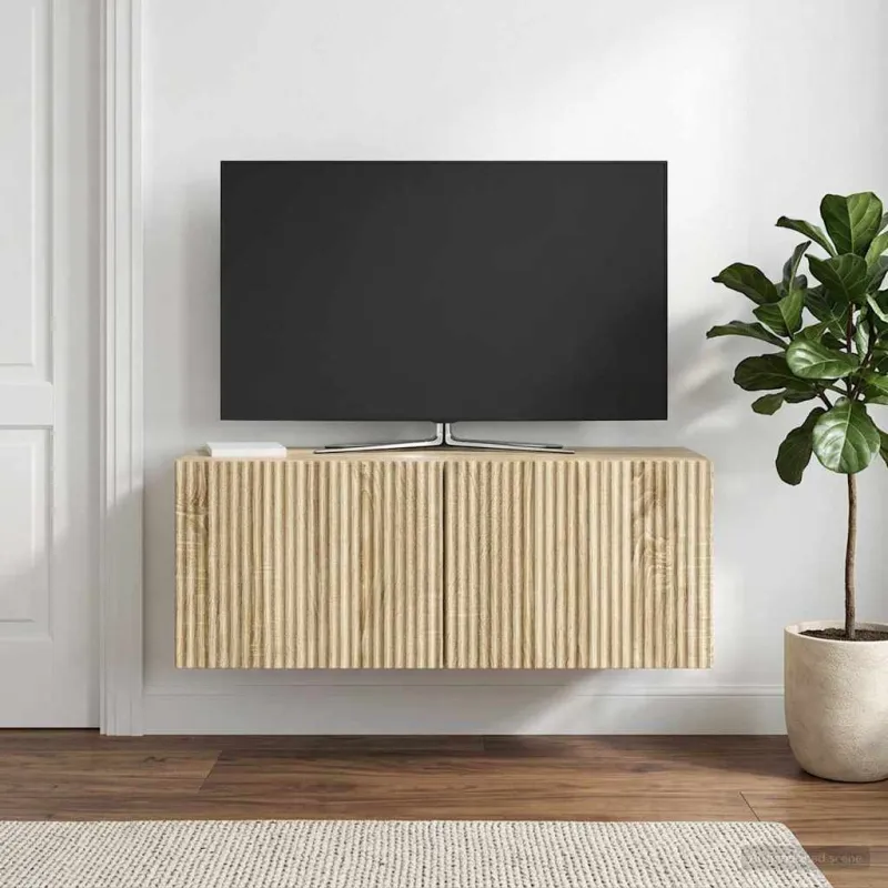 Sieninė TV spintelė Sonoma ąžuolas 78,5 x 31 x 30 cm