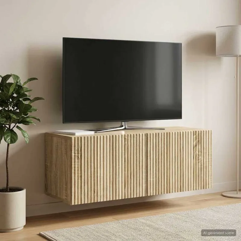 Sieninė TV spintelė Sonoma ąžuolas 78,5 x 31 x 30 cm
