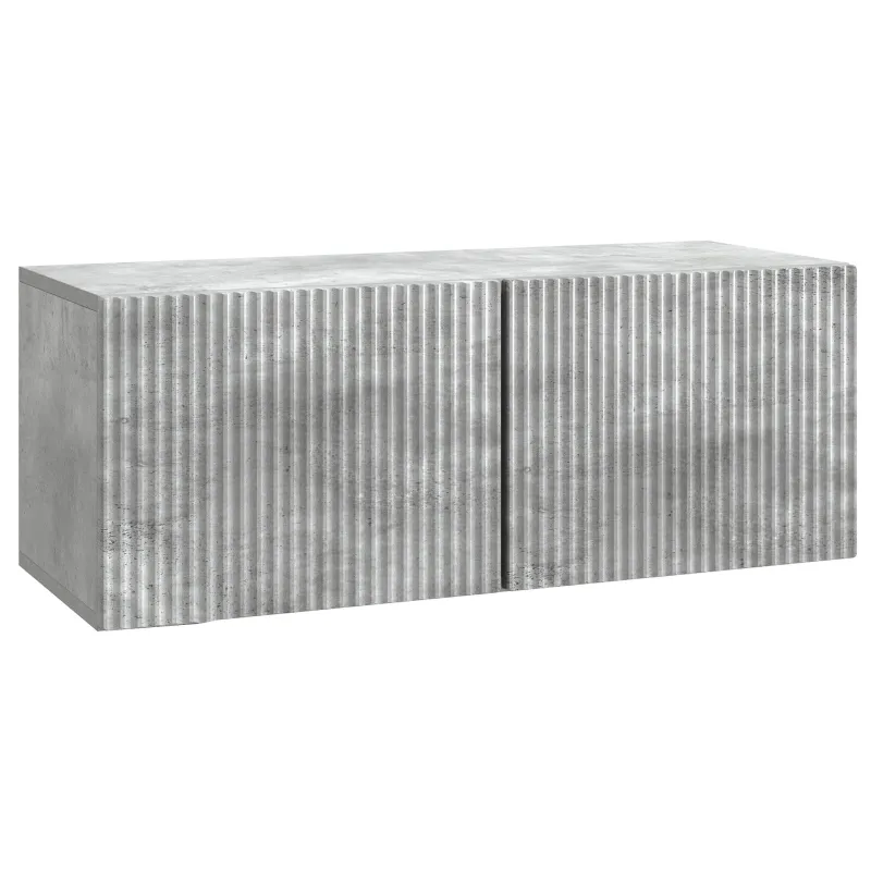 Sieninė TV spintelė Betono pilka 78,5 x 31 x 30 cm