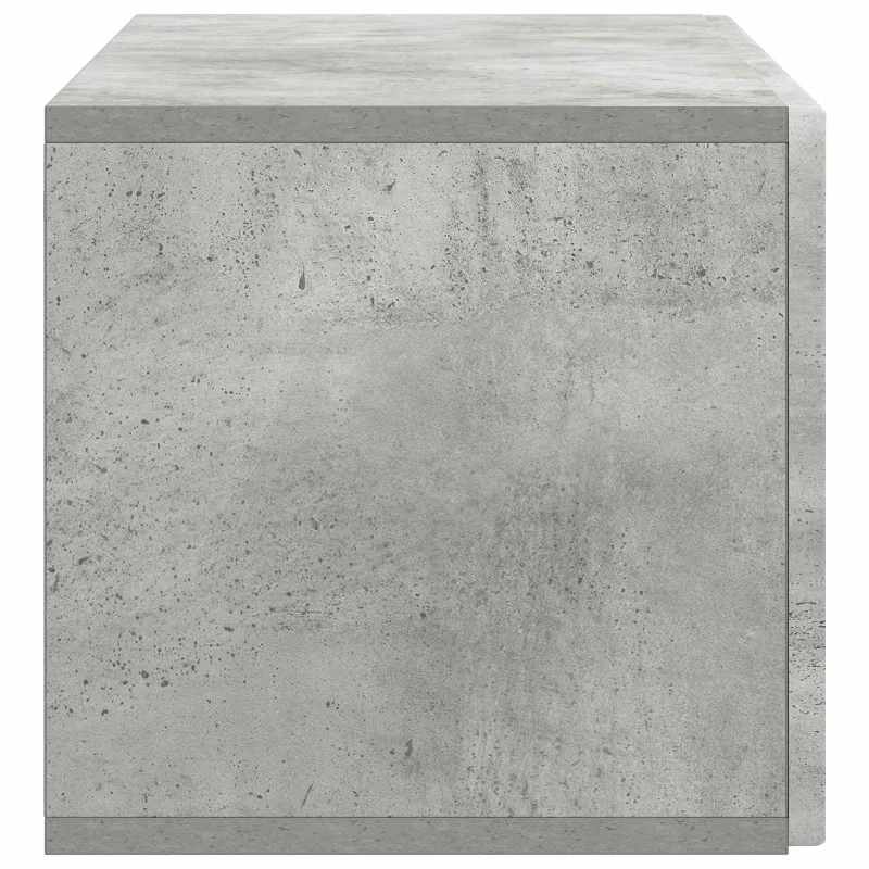 Sieninė TV spintelė Betono pilka 78,5 x 31 x 30 cm