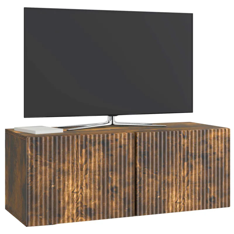 Sieninė TV spintelė Dūminio ąžuolo 78,5 x 31 x 30 cm