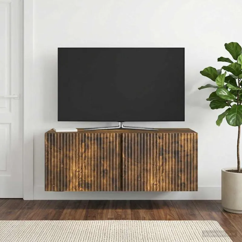 Sieninė TV spintelė Dūminio ąžuolo 78,5 x 31 x 30 cm