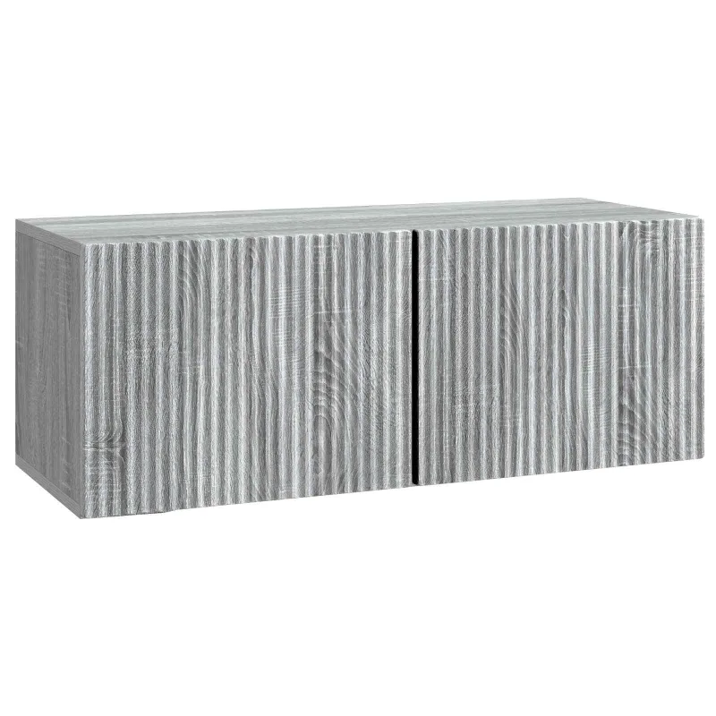 Sieninė TV spintelė Pilka sonoma ąžuolo 78,5 x 31 x 30 cm