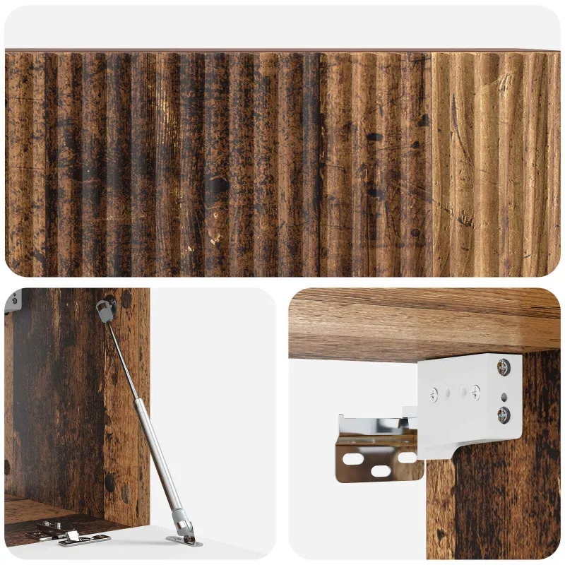 Sieninė TV spintelė Sendintos medienos 78,5 x 31 x 30 cm