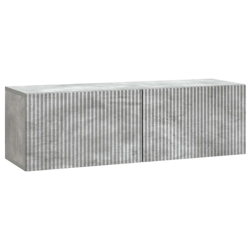Sieninė TV spintelė Betono pilka 98 x 31 x 30 cm