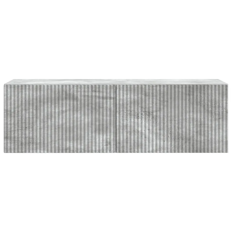 Sieninė TV spintelė Betono pilka 98 x 31 x 30 cm