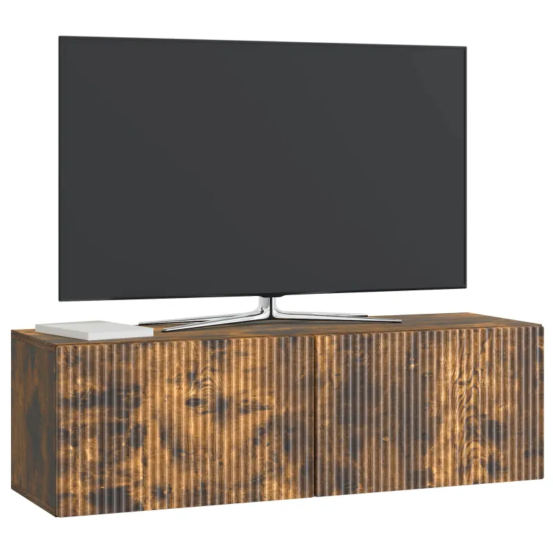 Sieninė TV spintelė Dūminio ąžuolo 98 x 31 x 30 cm