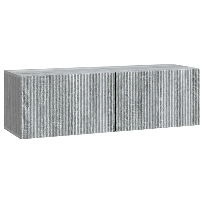 Sieninė TV spintelė Pilka sonoma ąžuolo 98 x 31 x 30 cm