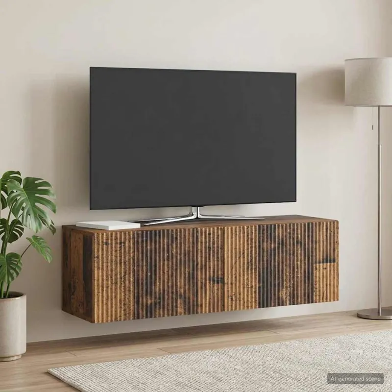 Sieninė TV spintelė Sendintos medienos 98 x 31 x 30 cm
