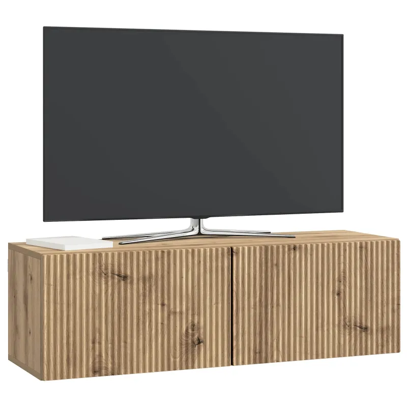 Sieninė TV spintelė Artisano ąžuolo 98 x 31 x 30 cm