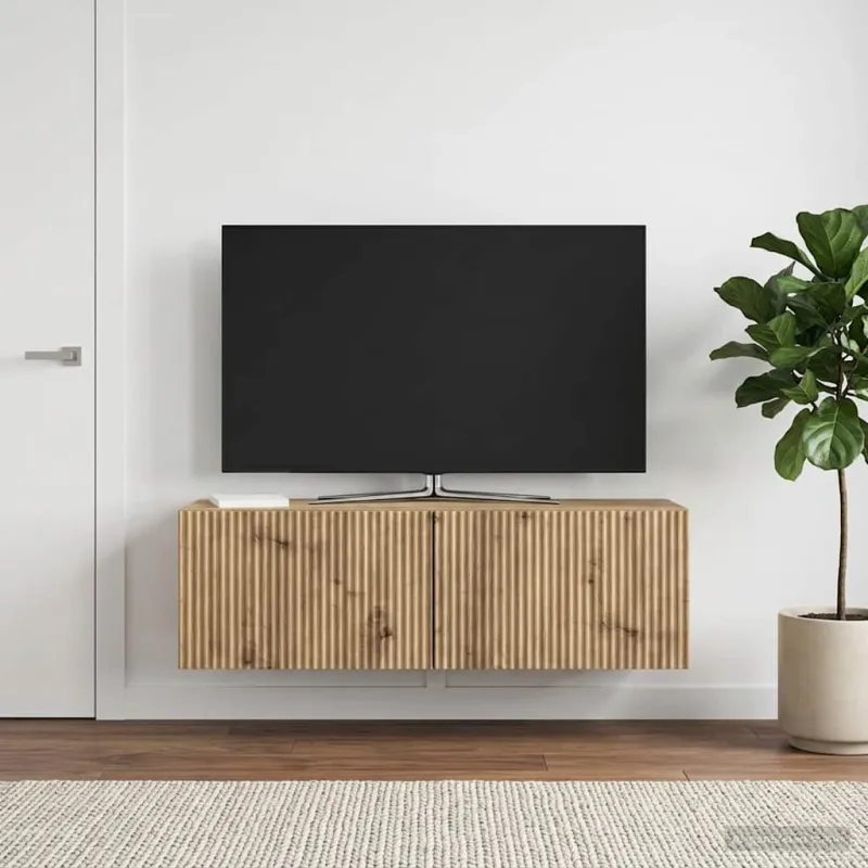 Sieninė TV spintelė Artisano ąžuolo 98 x 31 x 30 cm
