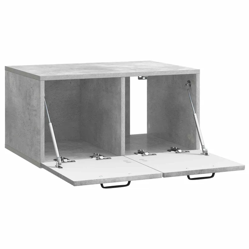 Sieninė TV spintelė Betono pilka 59,5 x 41 x 30 cm