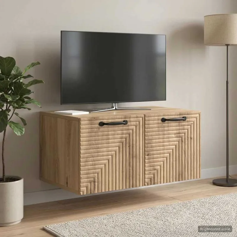 Sieninė TV spintelė Artisano ąžuolo 59,5 x 41 x 30 cm