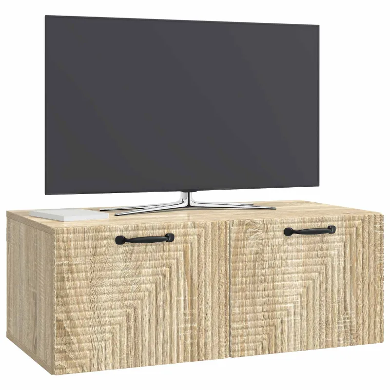 Sieninė TV spintelė Sonoma ąžuolas 78,5 x 41 x 30 cm