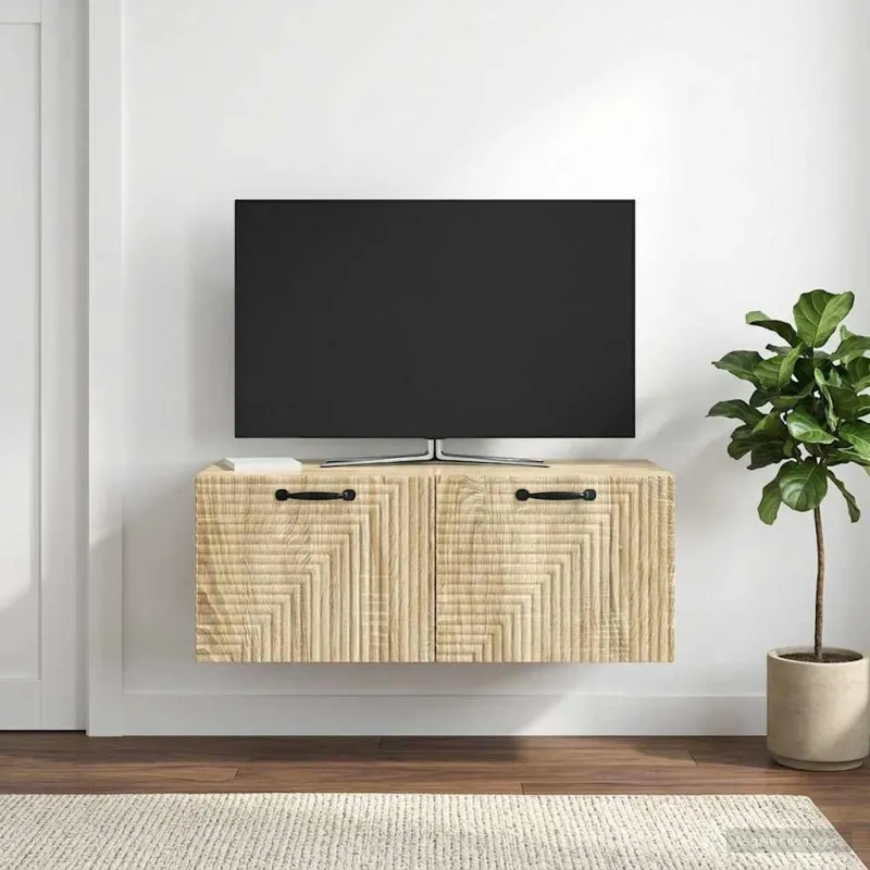 Sieninė TV spintelė Sonoma ąžuolas 78,5 x 41 x 30 cm