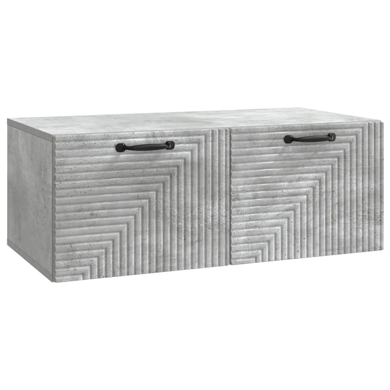 Sieninė TV spintelė Betono pilka 78,5 x 41 x 30 cm