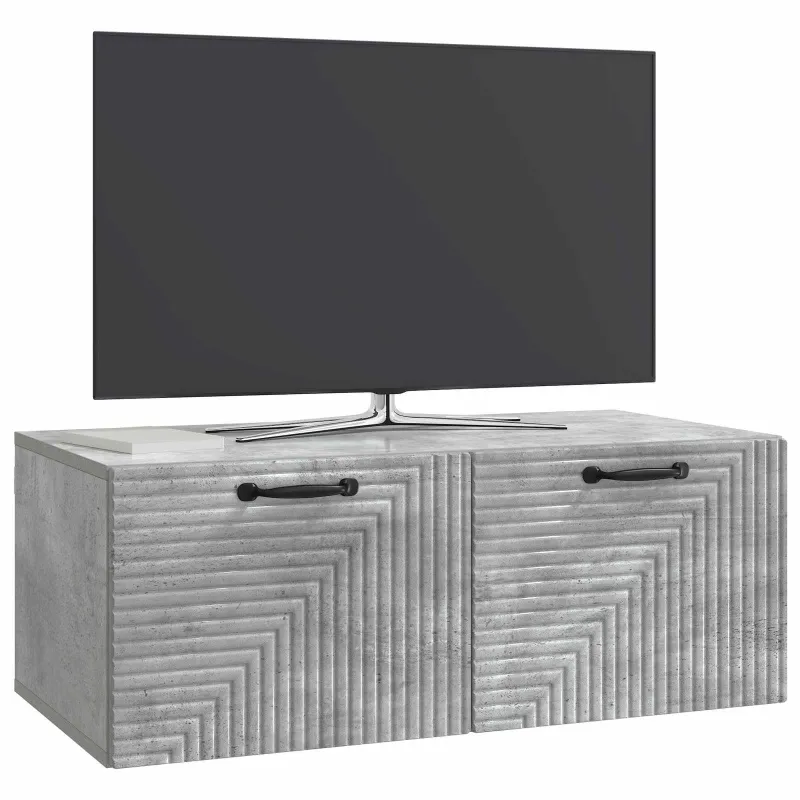 Sieninė TV spintelė Betono pilka 78,5 x 41 x 30 cm