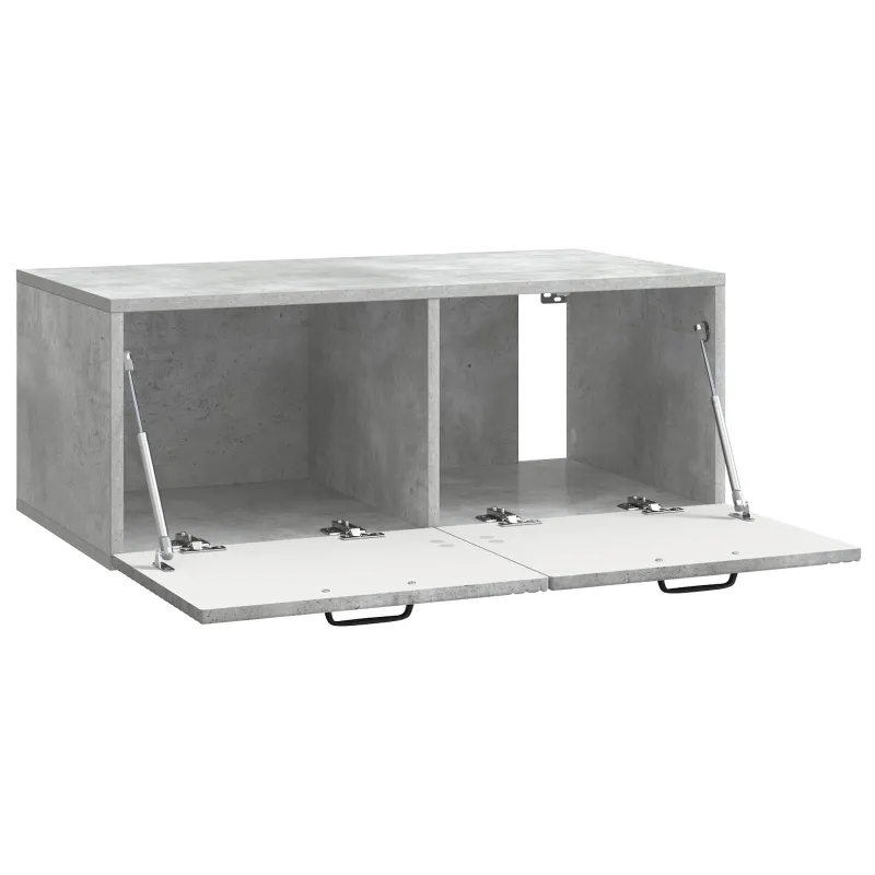 Sieninė TV spintelė Betono pilka 78,5 x 41 x 30 cm