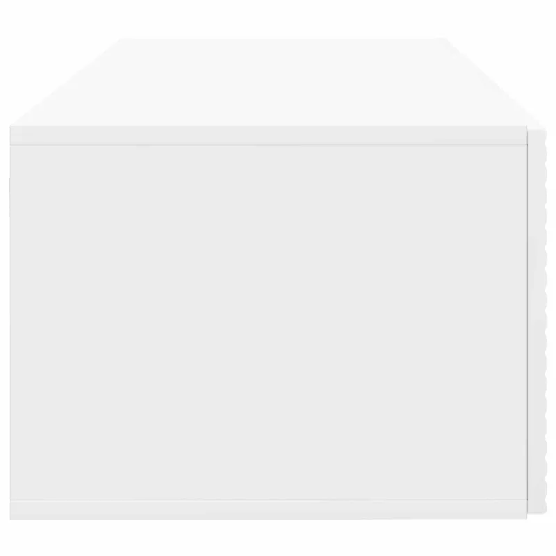 Sieninė TV spintelė Itin blizgi balta 78,5 x 41 x 30 cm