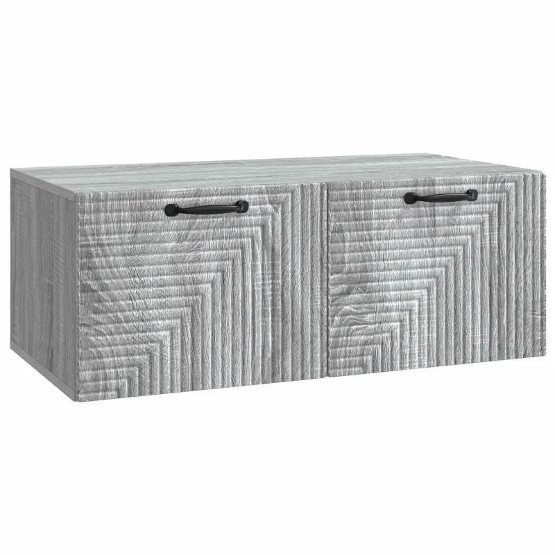 Sieninė TV spintelė Pilka sonoma ąžuolo 78,5 x 41 x 30 cm