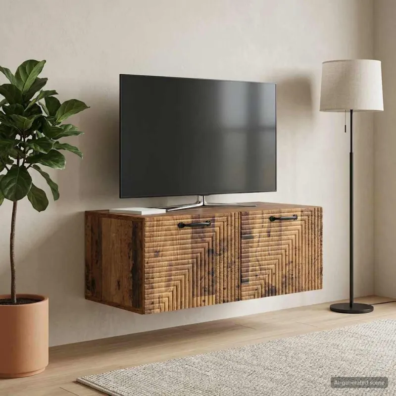 Sieninė TV spintelė Sendintos medienos 78,5 x 41 x 30 cm