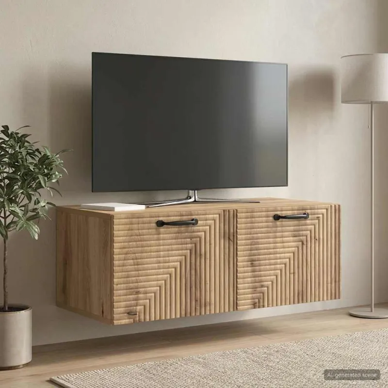 Sieninė TV spintelė Artisano ąžuolo 78,5 x 41 x 30 cm