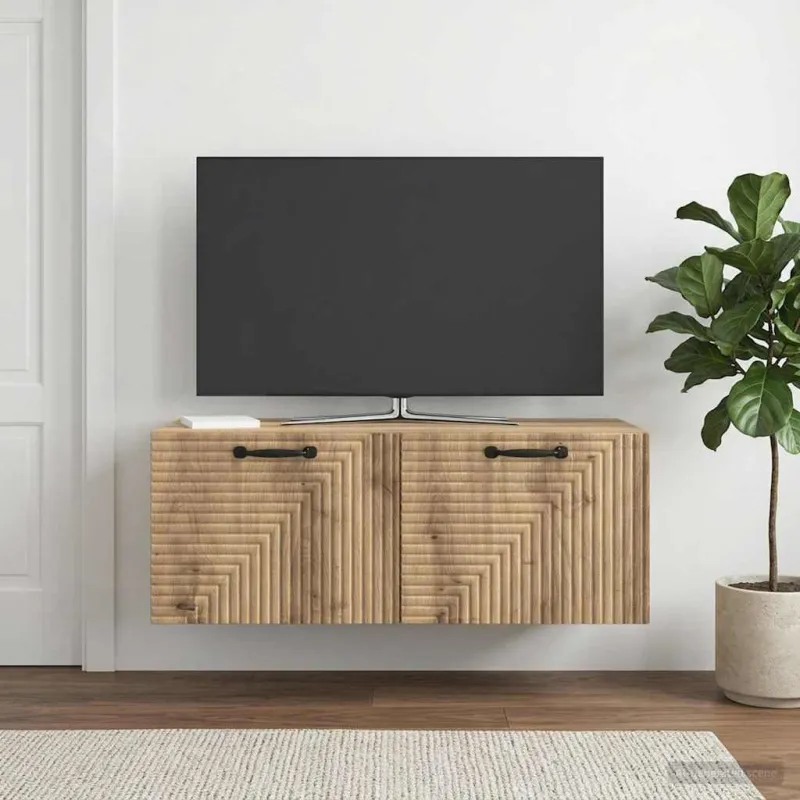 Sieninė TV spintelė Artisano ąžuolo 78,5 x 41 x 30 cm