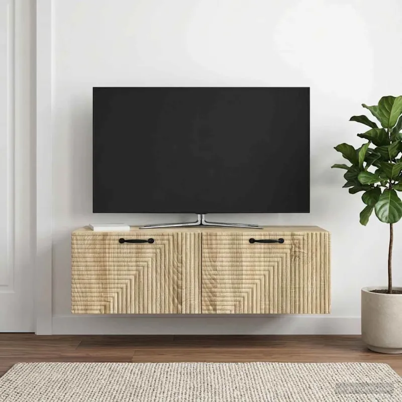 Sieninė TV spintelė Sonoma ąžuolas 98 x 41 x 30 cm