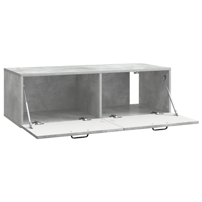 Sieninė TV spintelė Betono pilka 98 x 41 x 30 cm