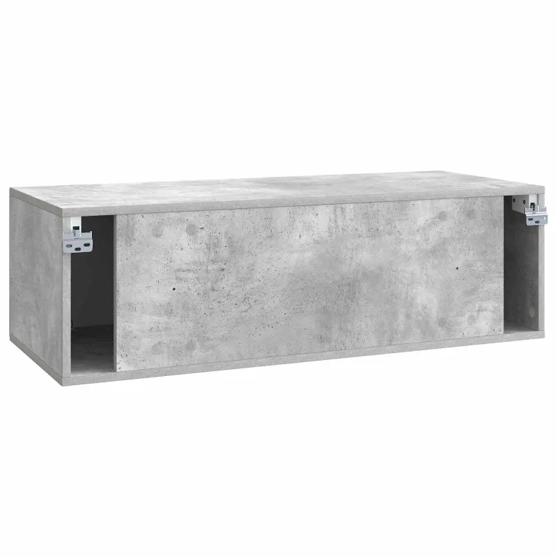 Sieninė TV spintelė Betono pilka 98 x 41 x 30 cm