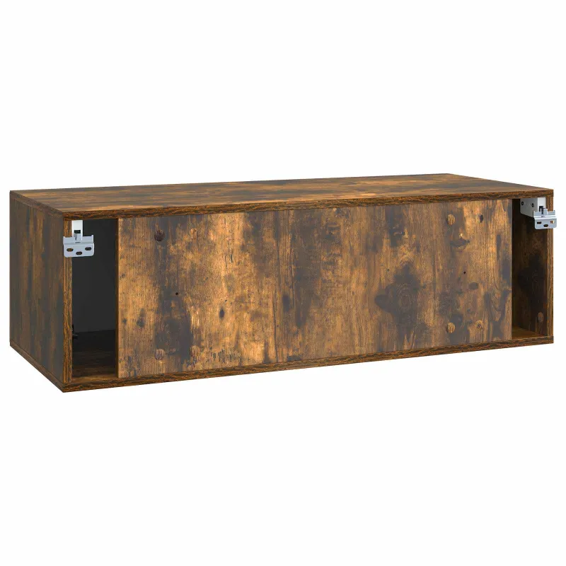 Sieninė TV spintelė Dūminio ąžuolo 98 x 41 x 30 cm
