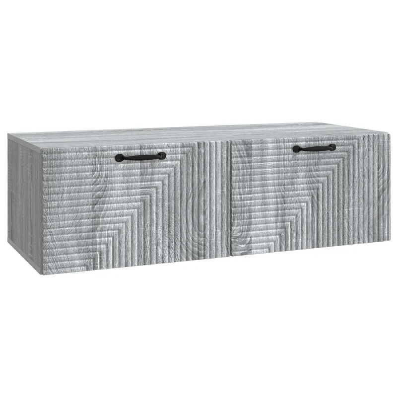 Sieninė TV spintelė Pilka sonoma ąžuolo 98 x 41 x 30 cm