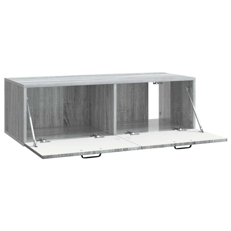 Sieninė TV spintelė Pilka sonoma ąžuolo 98 x 41 x 30 cm