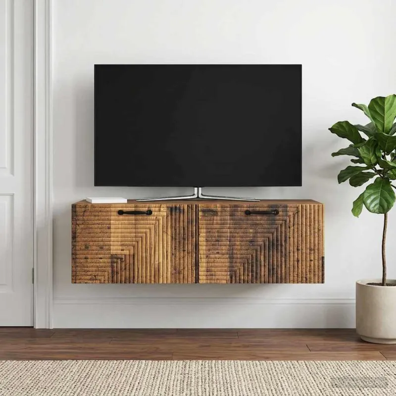 Sieninė TV spintelė Sendintos medienos 98 x 41 x 30 cm