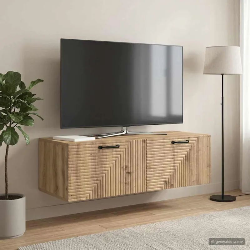Sieninė TV spintelė Artisano ąžuolo 98 x 41 x 30 cm